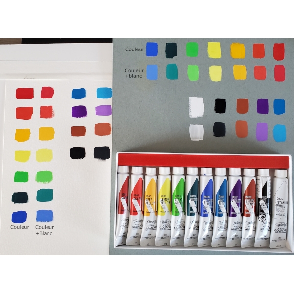 Holbein : Acryla Gouache : 12ml : Set of 12