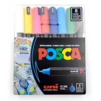 Posca marker PC-1MR 0.7mm set of 8 basic colours