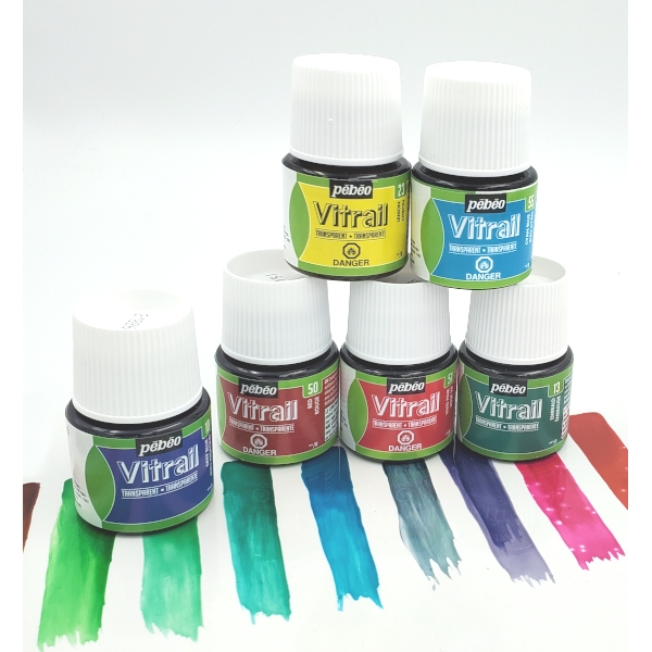 Imitation stained-glass paint 45ml Vitrail Pébéo