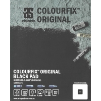 Toothy pastel paper - Black - 12 sheets 9.5x12 - Art Spectrum Colourfix