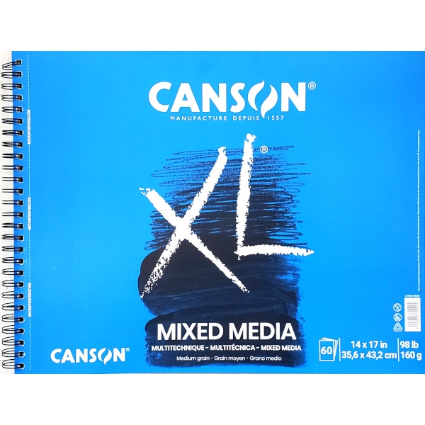 Canson XL Series Multi Media Pad 9X12 60 Sheets + Color Pencils