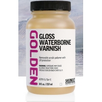 Varnish Waterbone Gloss 237ml Golden