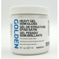 Heavy Gel Semi-Gloss 8oz/237ml Golden