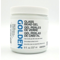 Gel perles de verre (Glass bead gel) 8oz/237ml Golden