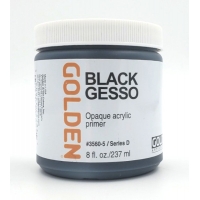 Gesso noir (Black Gesso) 237ml/8oz Golden