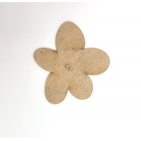 Wooden flower 2" 4337F-020