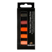 Rembrandt Soft Pastel half sticks (5) Rich Oranges