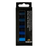 Rembrandt Soft Pastel half sticks (5) Warm Blues
