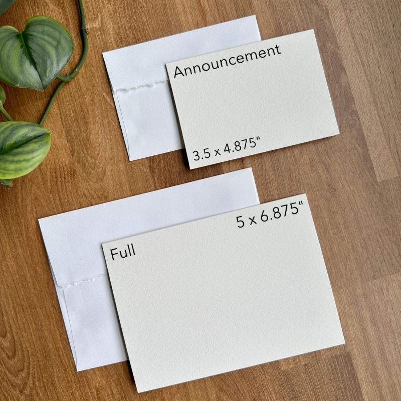 Strathmore Announcement Size Watercolor Cards