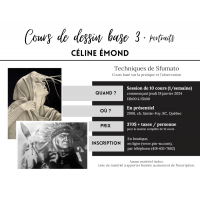 2024-01-18 Cours de dessin Base 3 + Portrait - Céline Émond