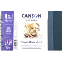 Mixed Media Art book 184lbs A5 8.3"x5.8" Canson