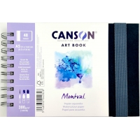 Watercolour Montval Artbook 140lbs A5 8.3"x5.8" Canson