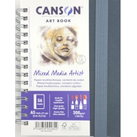 Mixed Media Art book 184lbs A5 5.8"x8.3" Canson