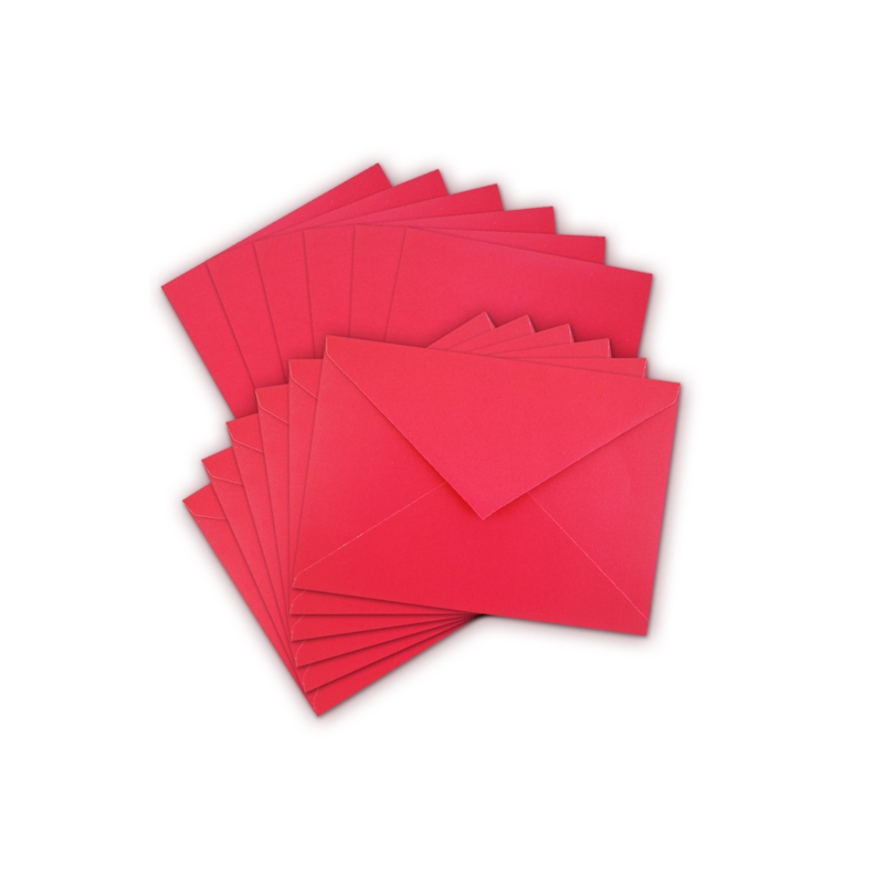 Cards & Envelope sets 4.5"x6" (6) (Red)