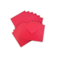 Ensemble de cartes et enveloppes 4.5"x6" (6) (Rouge)