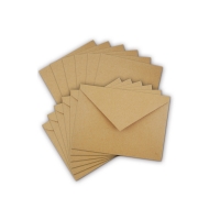 Cards & Envelope sets 4.5"x6" (6) (Kraft natural)