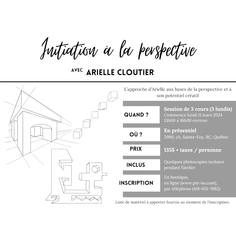 2024-03-11 Initiation à la perspective - Arielle Cloutier