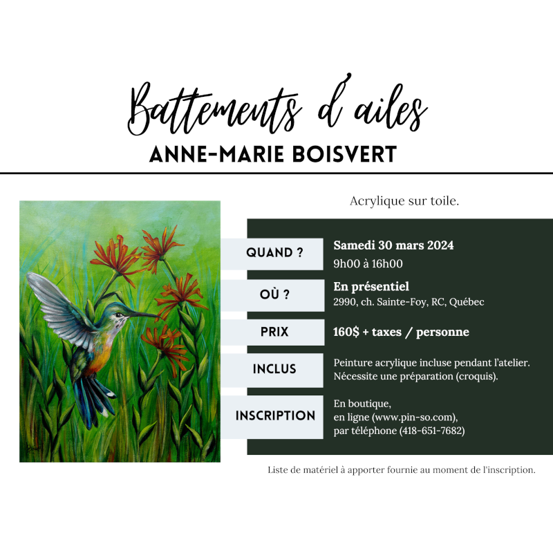 2024-03-30 Battements d'ailes - Anne-Marie Boisvert