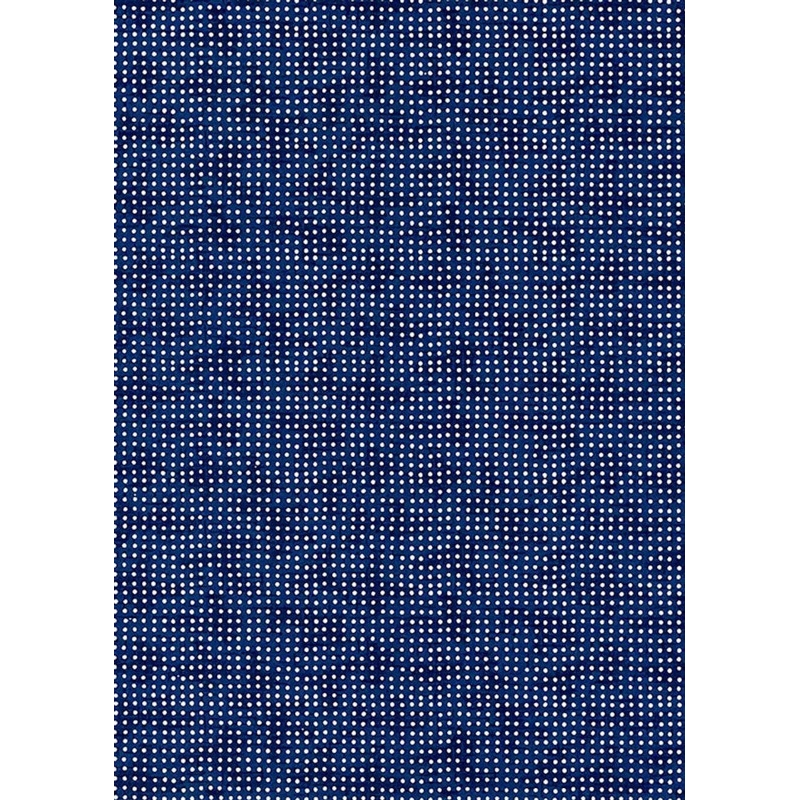 Chiyogami 920C 19 1/2"x26"- White dots on blue pattern