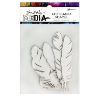 Chipboard Shapes - Feathers Ranger (5)