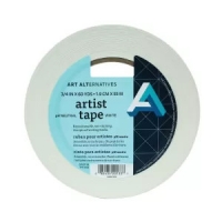 Artist Tape 1/4" x 60 yards pH neutral White Arts Alternatives