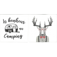 Napkin - Camping and Deer (total of 10)