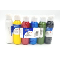 Fluid acrylic colours Set of 6X60ml Demco