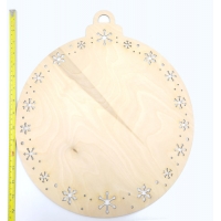 Christmas ball Round snowflakes 16" N-146-160FM