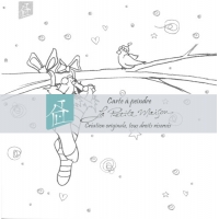 Card for painting - Christmas stocking - GC