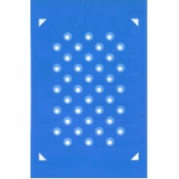 Stencil Polka Dots ST-015