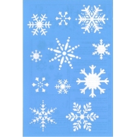 Stencil Snowflakes 1 ST-019