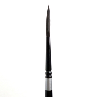 Black Velvet Script 3007S Silver Brush