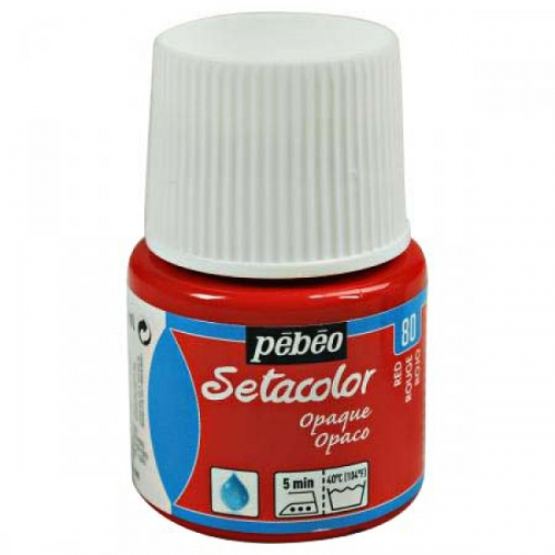 Pebeo Peinture textile Setacolor opaque - Bleu ciel - 45 ml pas