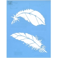 Stencil Feathers ST-059