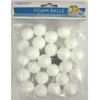 Foam balls (24) 0.9"