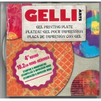 Gel printing plate 4" round