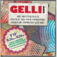 Gel printing plate 6"x6"